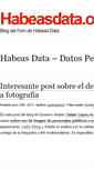 Mobile Screenshot of habeasdata.org